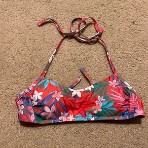 Xhilaration Floral Bikini Top